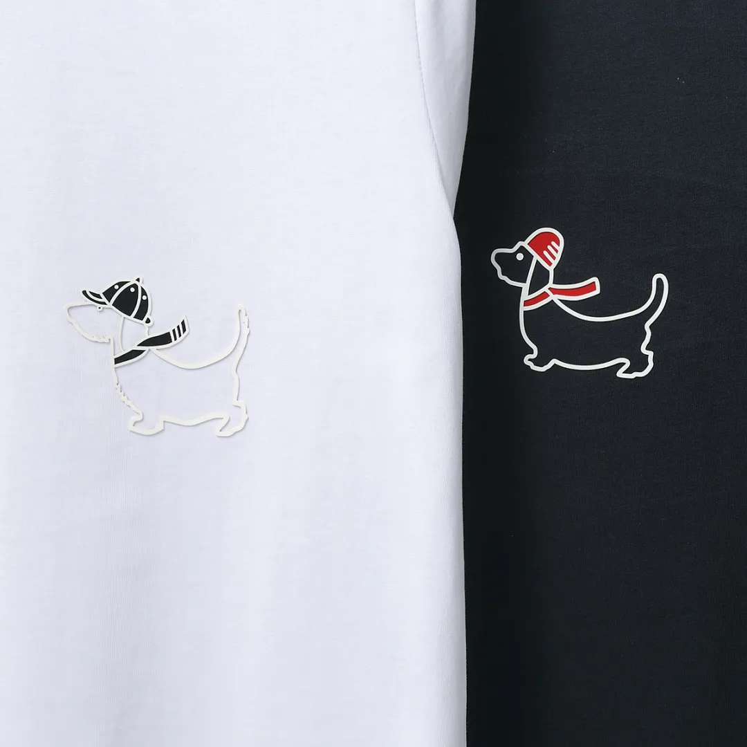 ：A 003（TB T ） THOM BROWNE .TB T 230 Breathable + +Authentic Same Style TB ：White/Navy Blue Size：0/1/2/3/4